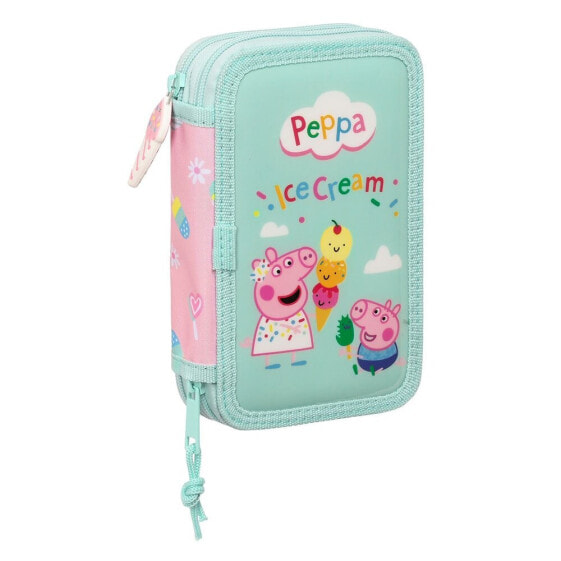 SAFTA Double Filling 28 Units Peppa Pig Ice Cream Pencil Case