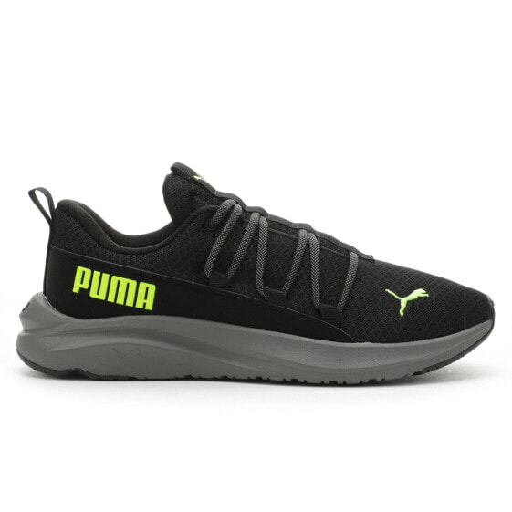 Puma Softride One4All 37767102 Mens Black Canvas Athletic Running Shoes