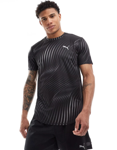 Puma Run Favourite t-shirt in black