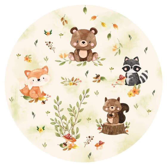 Waldtiere Herbst Fuchs Bär Eichhörnchen