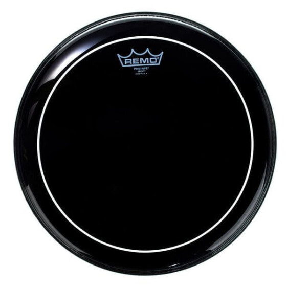 Remo 14" Pinstripe Ebony