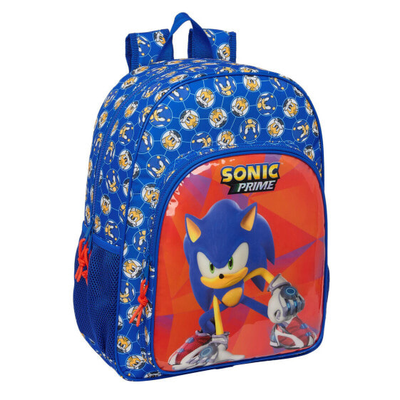 Школьный рюкзак Sonic Prime Синий 33 x 42 x 14 cm