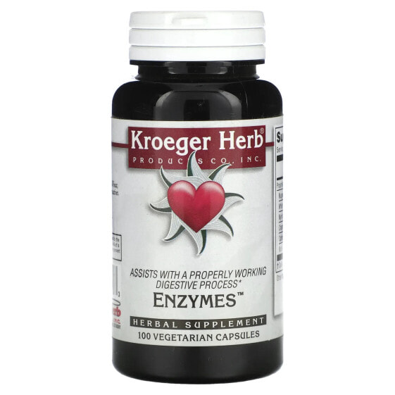 Enzymes, 100 Vegetarian Capsules