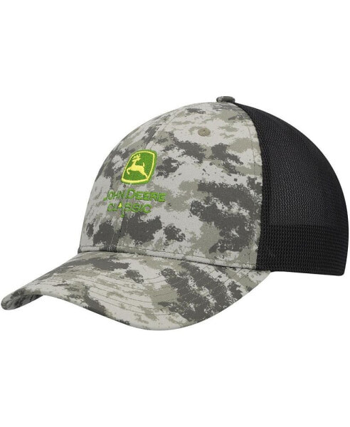 Men's Camo John Deere Classic Trucker Adjustable Hat