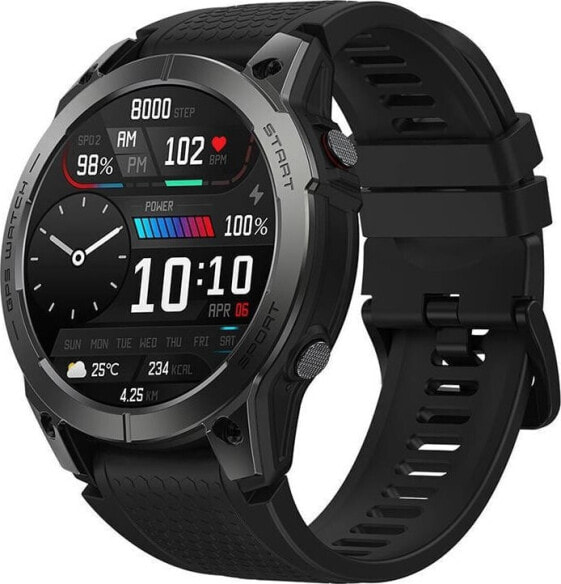 Smartwatch Zeblaze Stratos 3 Czarny (Stratos 3 Black)