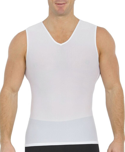 Men's Big & Tall Power Mesh Compression Sleeveless V-Neck Shirt