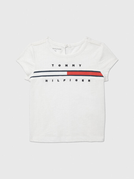 Babies' Embroidered Flag Logo T-Shirt