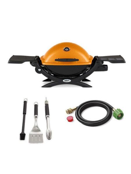 Q1200 Liquid Propane Grill Orange Classic