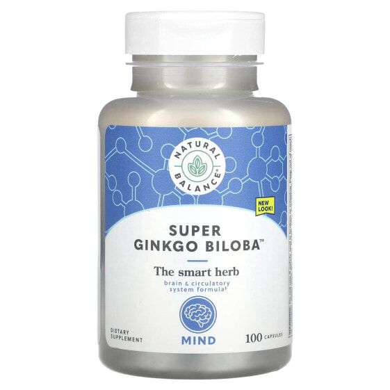 Super Ginkgo Biloba, 100 Capsules