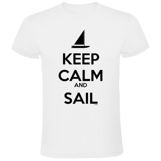 KRUSKIS Keep Calm And Sail short sleeve T-shirt