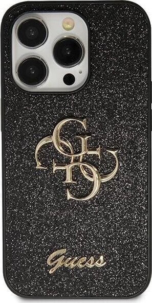 Guess Etui Guess GUHCN61HG4SGK Apple iPhone 11/XR hardcase Glitter Script Big 4G czarny/black