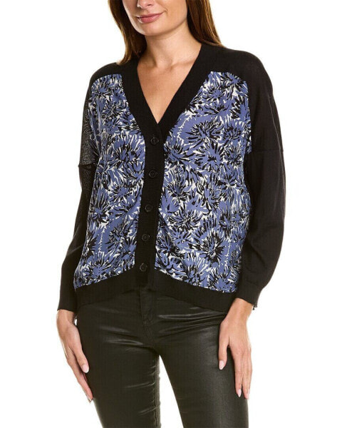 Piazza Sempione Wool & Silk-Blend Cardigan Women's