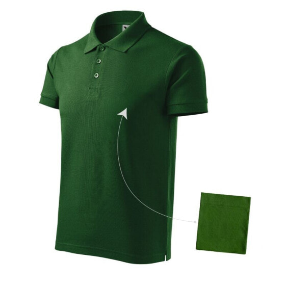 Malfini Cotton M MLI-21206 polo shirt bottle green