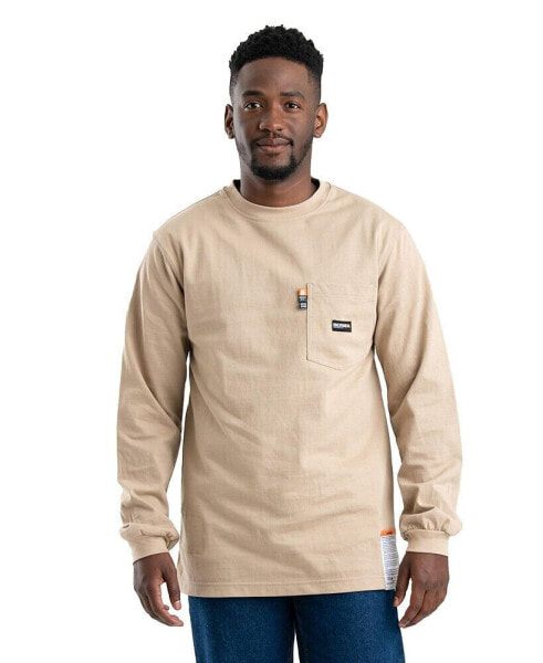 Flame Resistant Crew Neck Pocket Tee