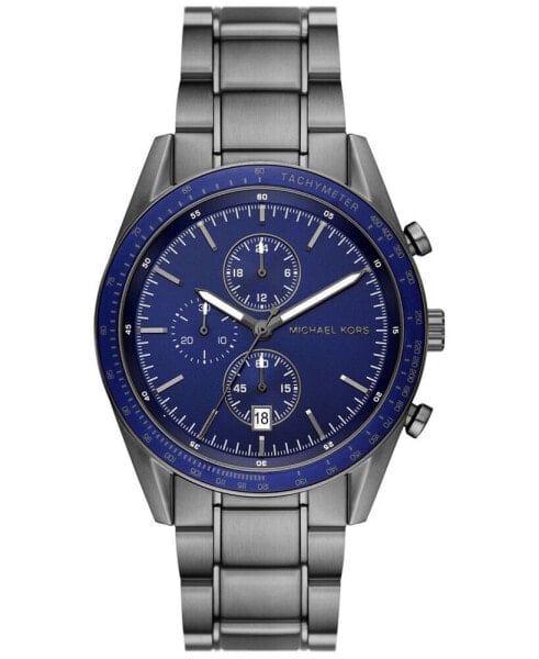 Наручные часы Michael Kors Greyson Chronograph Silver-Tone Stainless Steel Watch 43mm.