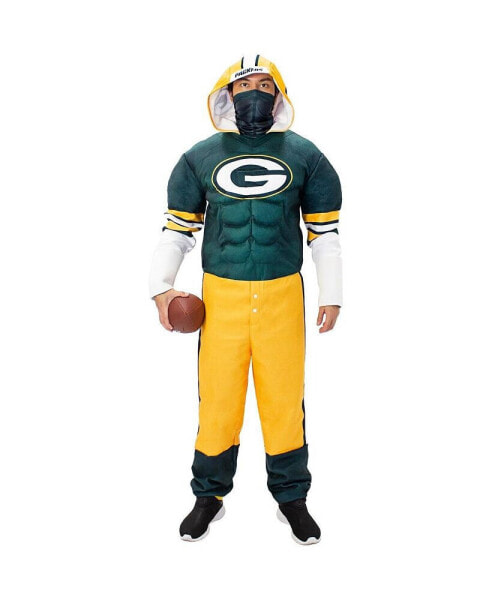 Пижама мужская Jerry Leigh Green Bay Packers в игровом стиле, зеленая.