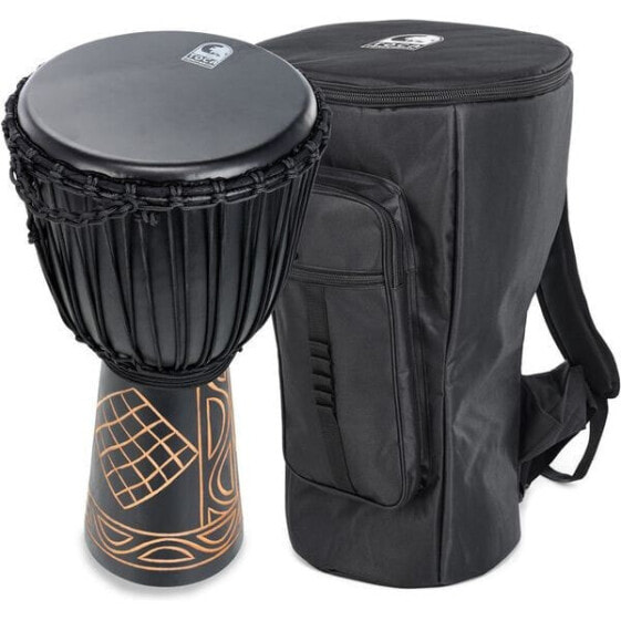 Toca 12" Black Mamba Djembe Set