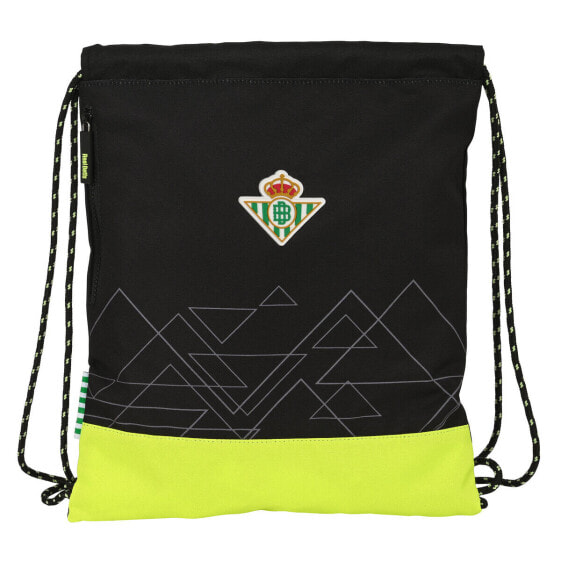 Детский рюкзак Real Betis Balompié Backpack with Strings Чёрный лимонный