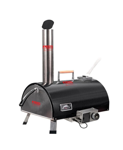 Portable 12" Automatic Rotatable Outdoor Pizza Oven