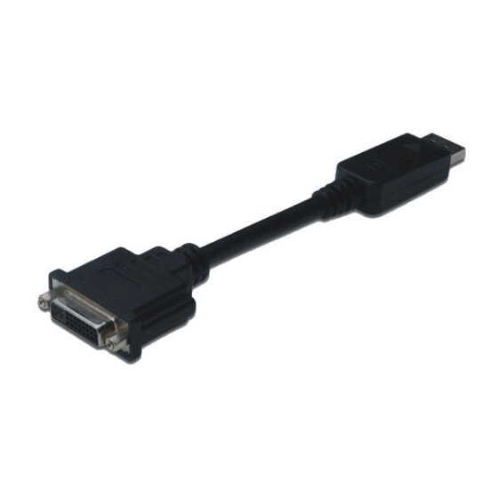 M-CAB 7003508 - 0.15 m - DisplayPort - DVI-I - Male - Female - Black
