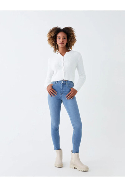 Süper Skinny Fit Kadın Jean Pantolon