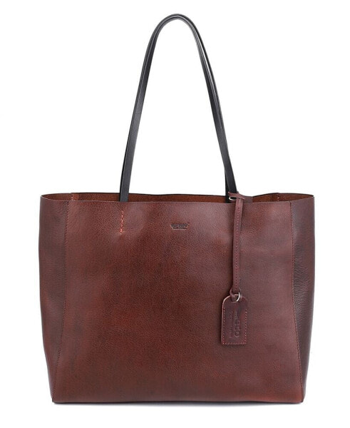 Women's Genuine Leather Out West Tote Bag