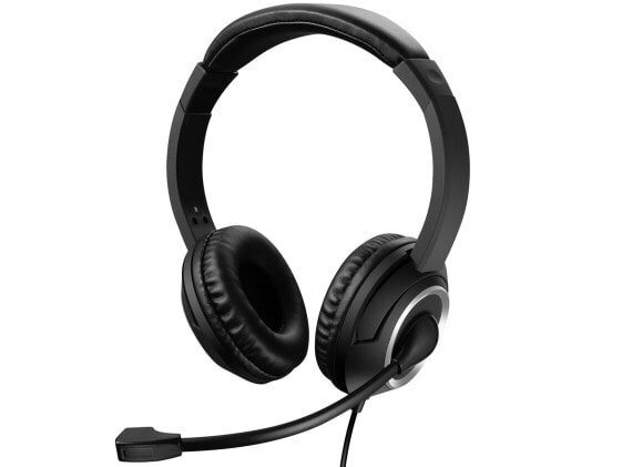 SANDBERG USB Chat Headset - Headset - Head-band - Calls & Music - Black - Binaural - Button