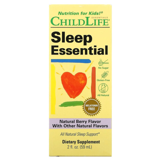 Kids, Sleep Essential®, Natural Berry, 2 fl oz (59 ml)