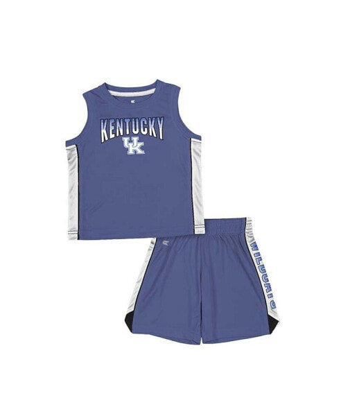 Toddler Boys and Girls Royal Kentucky Wildcats Vecna Tank Top and Shorts Set