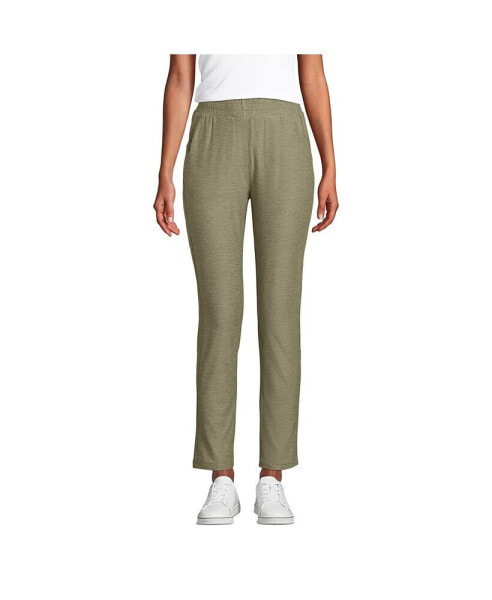 Women's Active High Rise Soft Performance Refined Tapered Ankle Pants