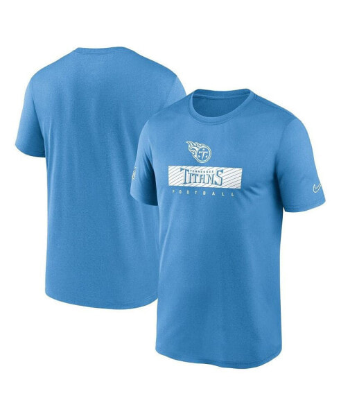 Men's Light Blue Tennessee Titans Sideline Legend Performance T-Shirt