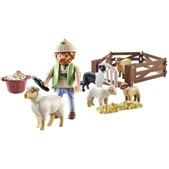 Конструктор Playmobil Young Shepherd With Flock Of Sheep.