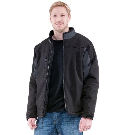 Men's Insulated Softshell Jacket - Water-Resistant Windproof Shell