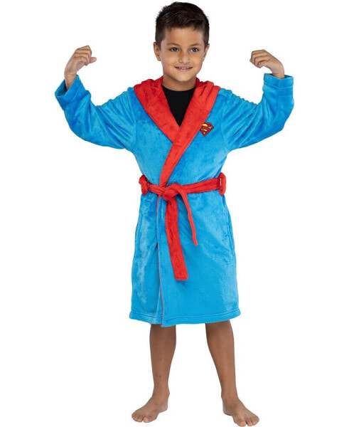 Boys The Flash h Fleece Hooded Costume Robe (Flash, 6/7)