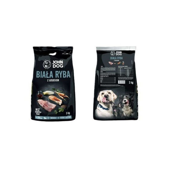 Фураж John Dog Premium Лососевый 3 Kg