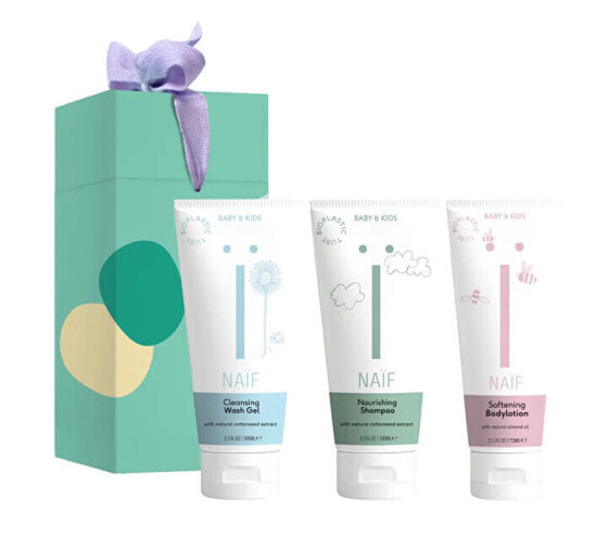 Gift set for skin and hair care for children and babies