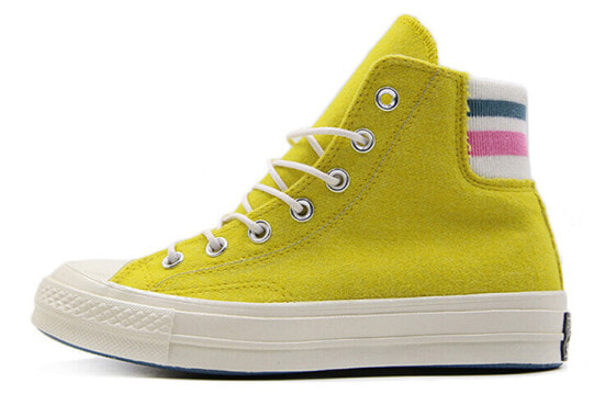 Кеды высокие Converse Chuck Taylor All Star 70 Retro Stripe High "Bold Citron"