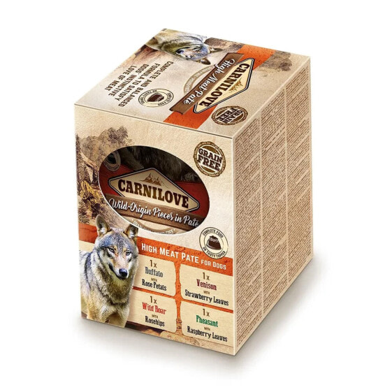 CARNILOVE Canine Adult Pouch Pate Multipack 4x300g