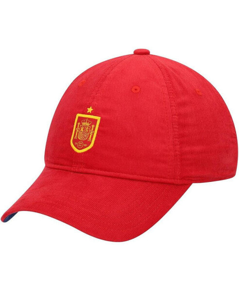 Men's Red Spain National Team Winter Adjustable Hat