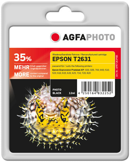 AgfaPhoto APET263PBD - Dye-based ink - 12 ml - 700 pages - 1 pc(s)