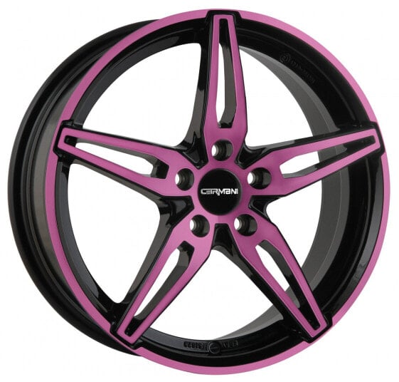 Carmani 15 Oskar pink polish 7.5x18 ET40 - LK5/114.3 ML72.6