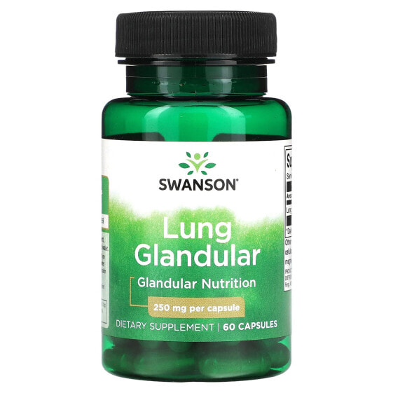 Lung Glandular, 250 mg, 60 Capsules