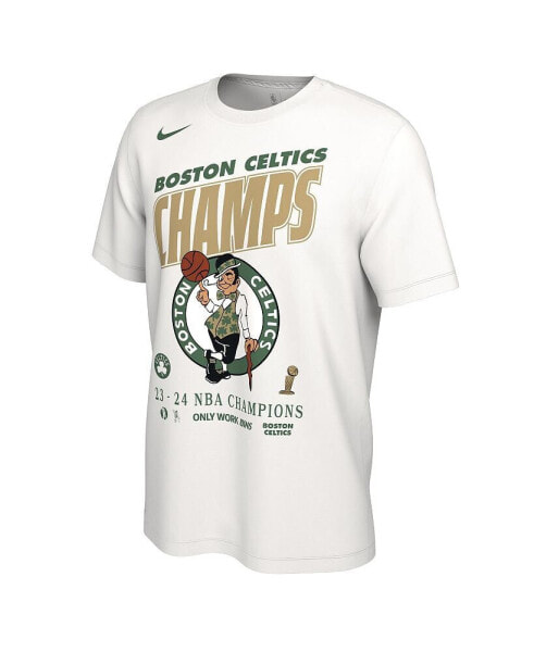 Men's Boston Celtics 2024 NBA Finals Champions Celebration Roster T-Shirt