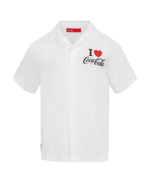 Men's Coca-Cola Ice Cold Coke Button-Up Shirt