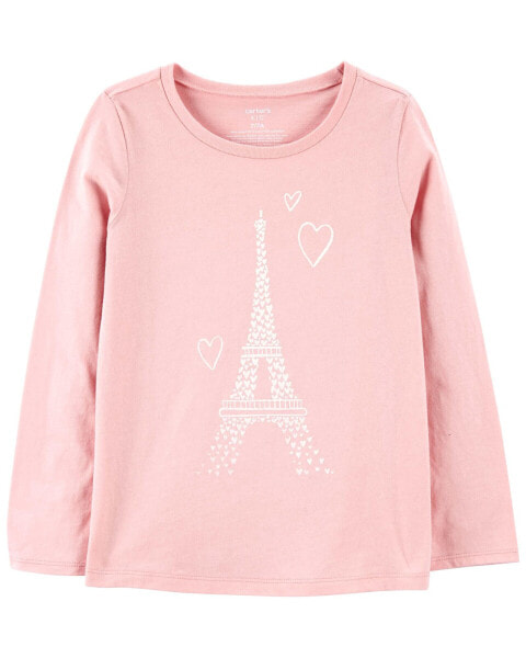 Kid Eiffel Tower Graphic Tee 14