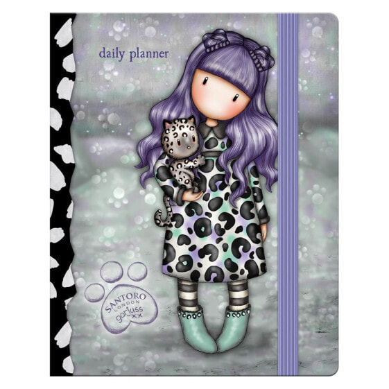 SANTORO LONDON Daily Planner Gorjuss™ Smitten Kitten