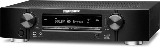 Marantz NR1510 Compact 5.2 Channel AV Receiver (Wi-Fi, Bluetooth, HDCP2.2, 4 K, HEOS, AirPlay 2, Alexa Compatible) AV-Receiver Black