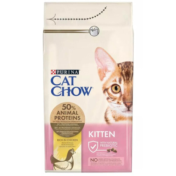 Сухой корм Purina Cat Chow Kitten с курицей 1,5 кг