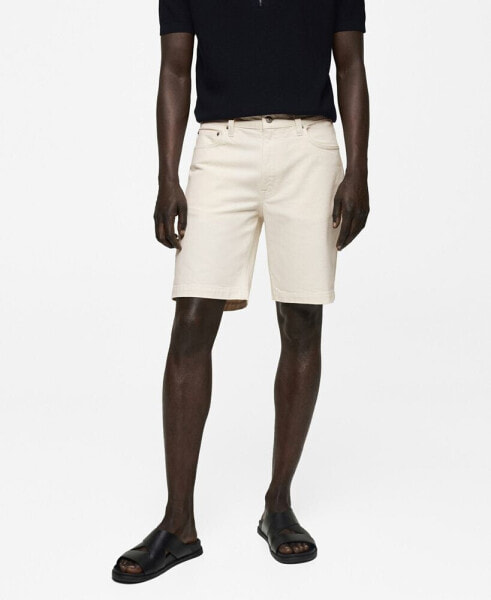 Men's Denim Bermuda Shorts