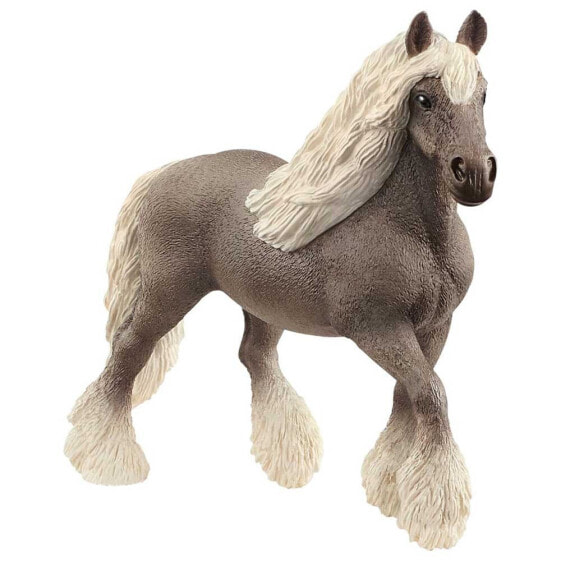 Фигурка Лошадь серебристая упряжка SCHLEICH Farm World